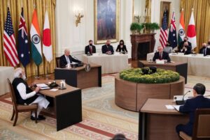 日米豪印、「強制に屈せず」と共同声明　中国念頭に連携強調