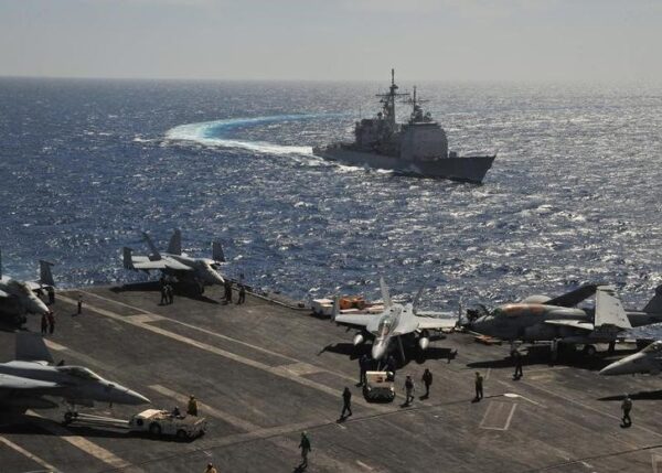 米、UAE・バーレーン・イスラエルと初の海軍合同演習