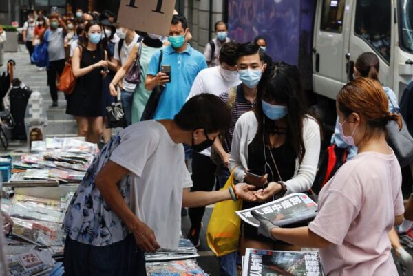 リンゴ日報廃刊、「メディアの自由にとり悲しい日」＝バイデン氏