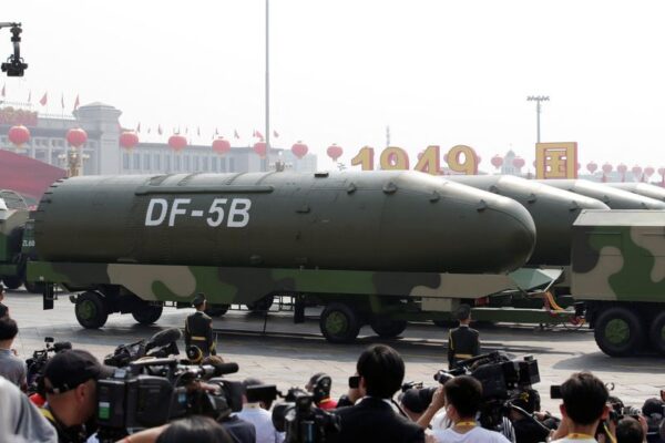 中国の核弾頭数、500発超　30年に1000発超えへ＝米国防総省