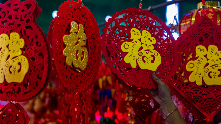 【写真特集】台湾と香港の「迎新年」　旧正月を待ち望む人々の幸せ