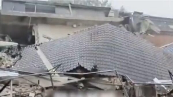 中国山西省またも謎の爆発、建物倒壊