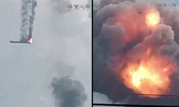 【ビデオあり】また落下して炎上、中国ロケット「事前の避難通告なし」と住民