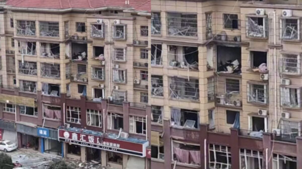 中国の集合住宅で爆発　「ガス爆発」？【動画あり】