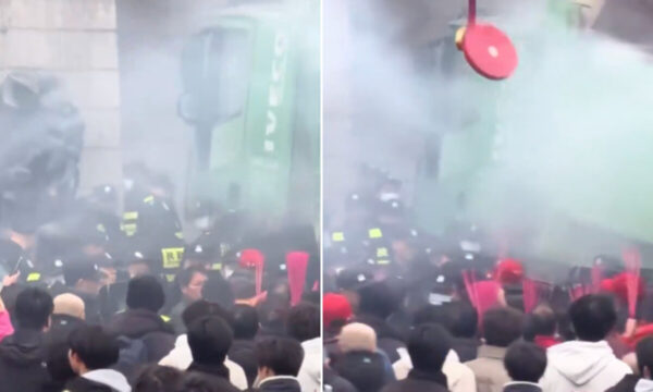 街中で官民対立　そして「市民の勝利」＝中国・福建省【動画あり】