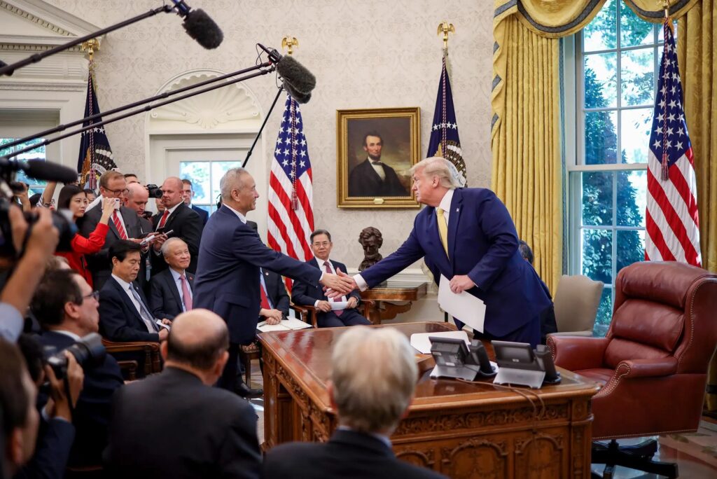 トランプ氏　中国の市場開放を要求　対中関税戦争の目標を明確化