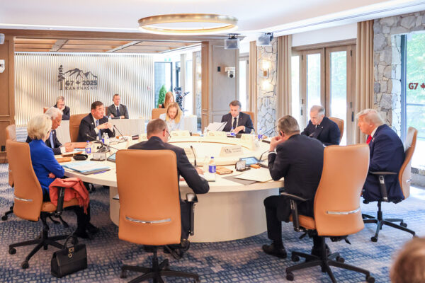 石破首相「世界経済の見通し」セッションに出席　G7の協調確認　＝カナナスキス・サミット