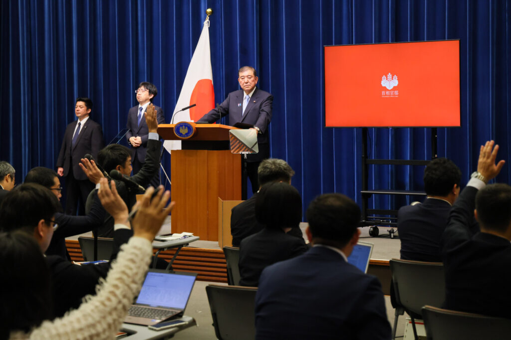 石破首相　通常国会閉会を受け記者会見　物価高対策と給付金政策を強調