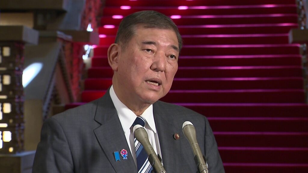 石破首相「高台や避難ビルなど安全な場所へ」　津波警報発令で国民に呼びかけ