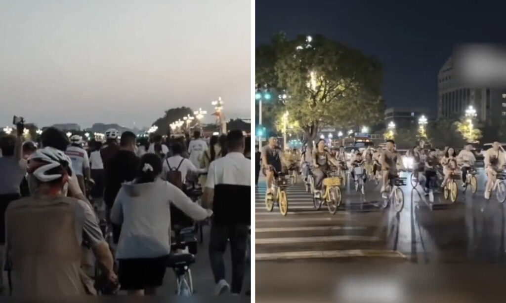 北京でも「夜の集団サイクリング」がブーム　若者が求めるのは「風」それとも「自由」か
