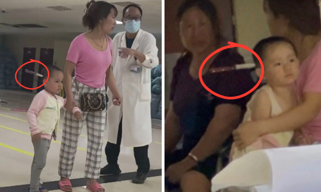 「頭に刃物刺さったまま」でも落ち着き払った3歳女児の姿に驚き広がる＝雲南省昆明市