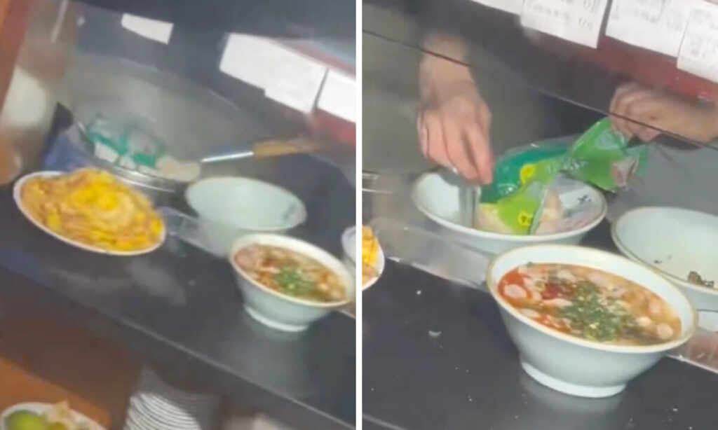 中国の飲食店で衝撃映像　餃子は袋ごと茹でられていた？【動画あり】