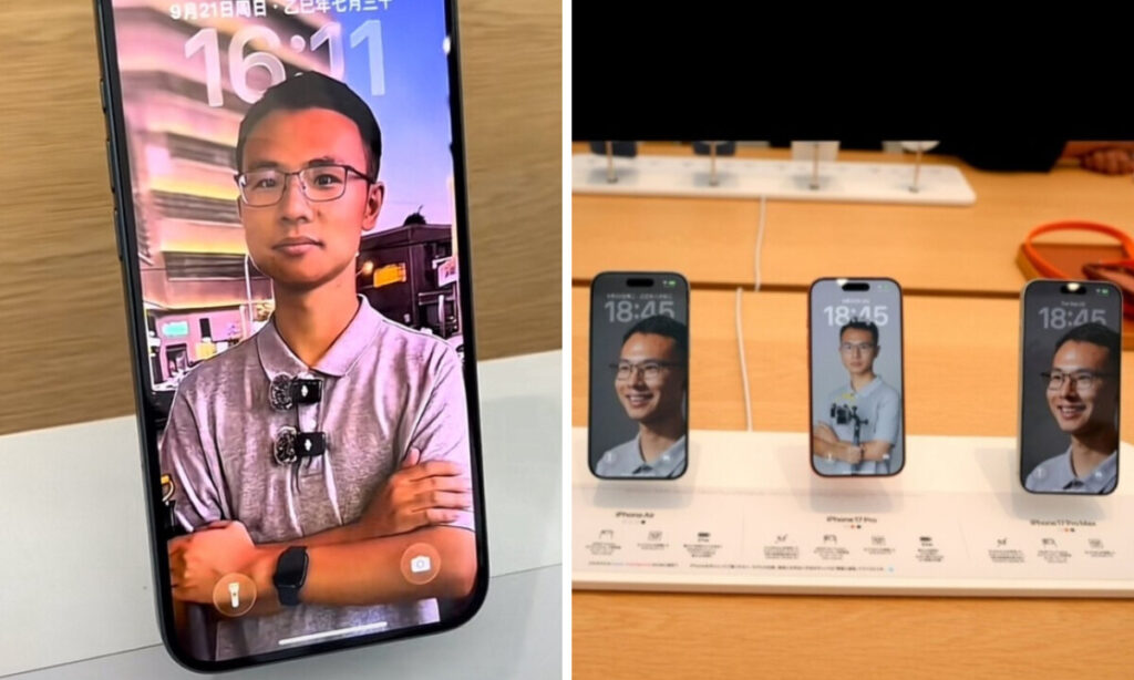 中国で封殺されたネット配信者　世界のアップルストアに登場