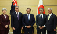 日豪の外相・防衛相会談　軍事協力を強化　護衛艦調達・経済安全保障で進展