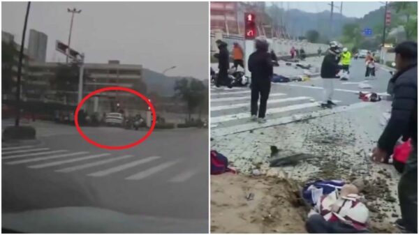 中国・四中全会のさなか　小学校前の交差点に「暴走車」　20人死傷か【動画あり】