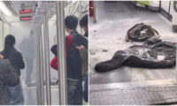 中国でまた「モバイルバッテリー」 地下鉄で発火騒ぎ 車内が煙に包まれる