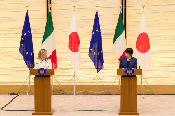 日伊首脳共同声明　安保・経済で連携深化「特別な戦略的パートナーシップ」へ格上げ　