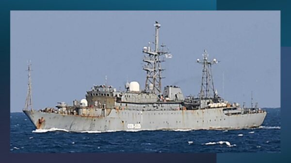 ロシア海軍の情報収集艦　対馬海峡を南西進し東シナ海へ
