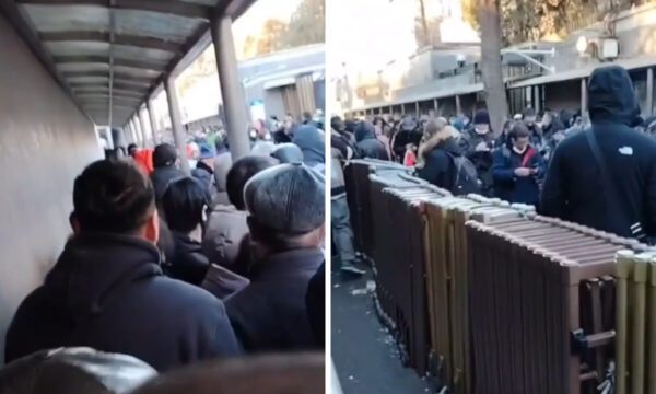 中国新年前夜 北京に絶望の列【動画あり】