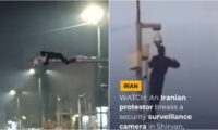 中共製監視技術に怒り　イラン市民が中国製カメラを破壊