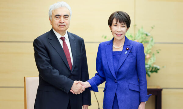 史上最大規模の協調放出で連携　高市総理と国際エネルギー機関ビロル事務局長が会談