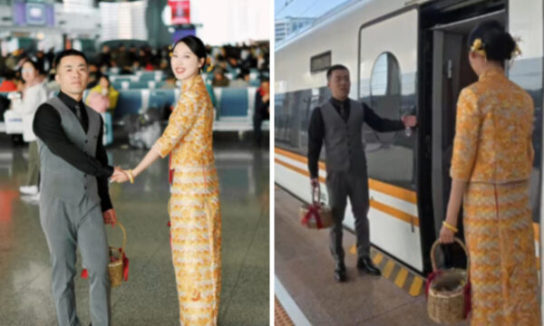 中国 結婚もコスト重視？　高速鉄道で迎え