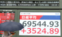 日経平均　初の6万9千円台突破　米イラン和平合意で歴史的急騰