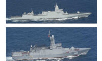 中露艦艇4隻が宮古海峡を南下 中共最新鋭駆逐艦とロシア艦が同一行動