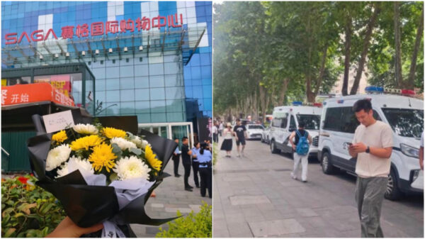 中国大型商業施設で社長が飛び降り自殺　市民の抗議広がる