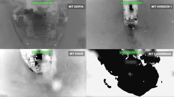 米軍　海軍艦艇へのさらなるミサイル攻撃未遂後　イランの石油タンカー5隻を破壊